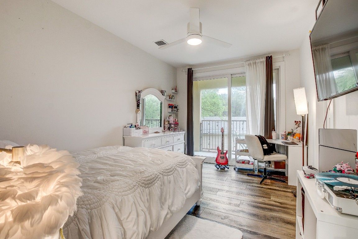Bedroom, Home Office, Interior, Wood Texture Flooring