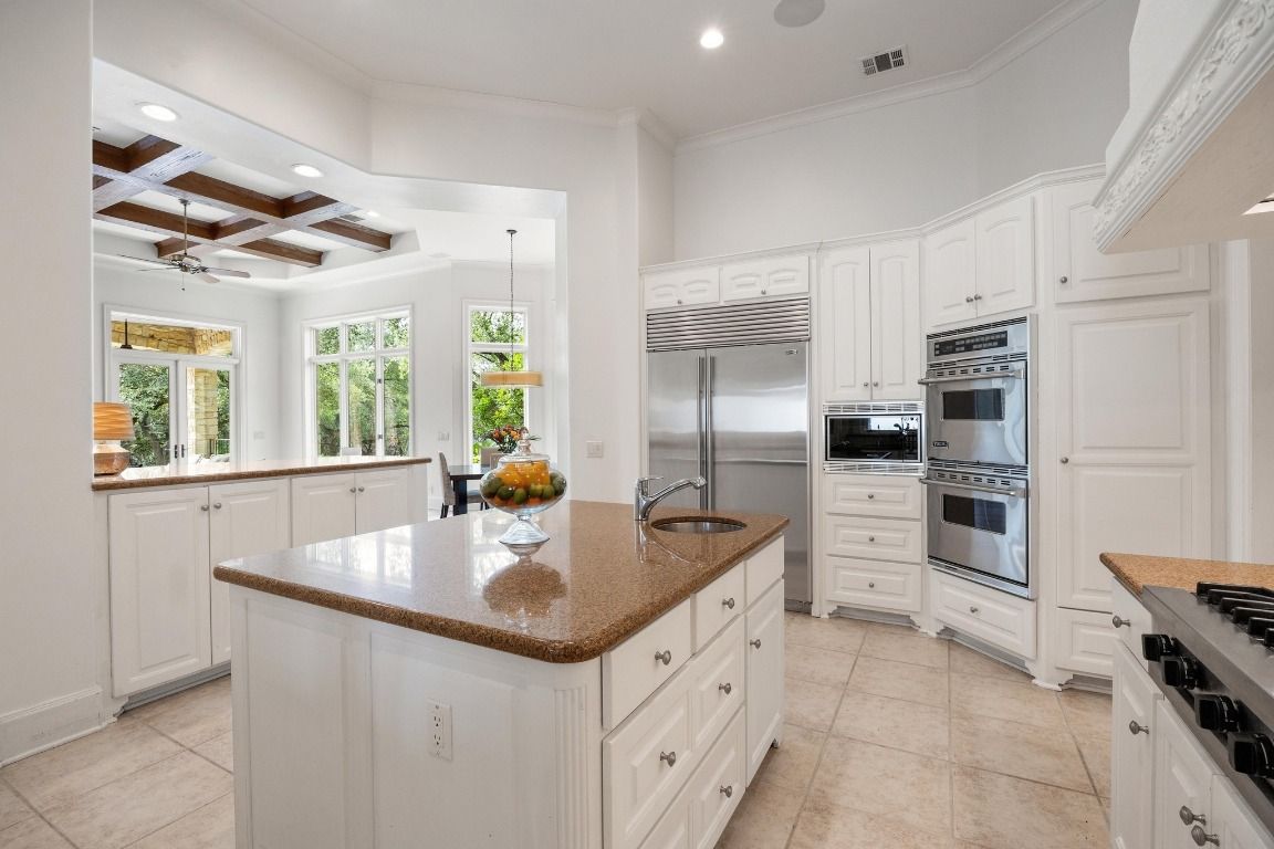 Interior, Kitchen, Recessed Lighting, Stainless Steel Appliances