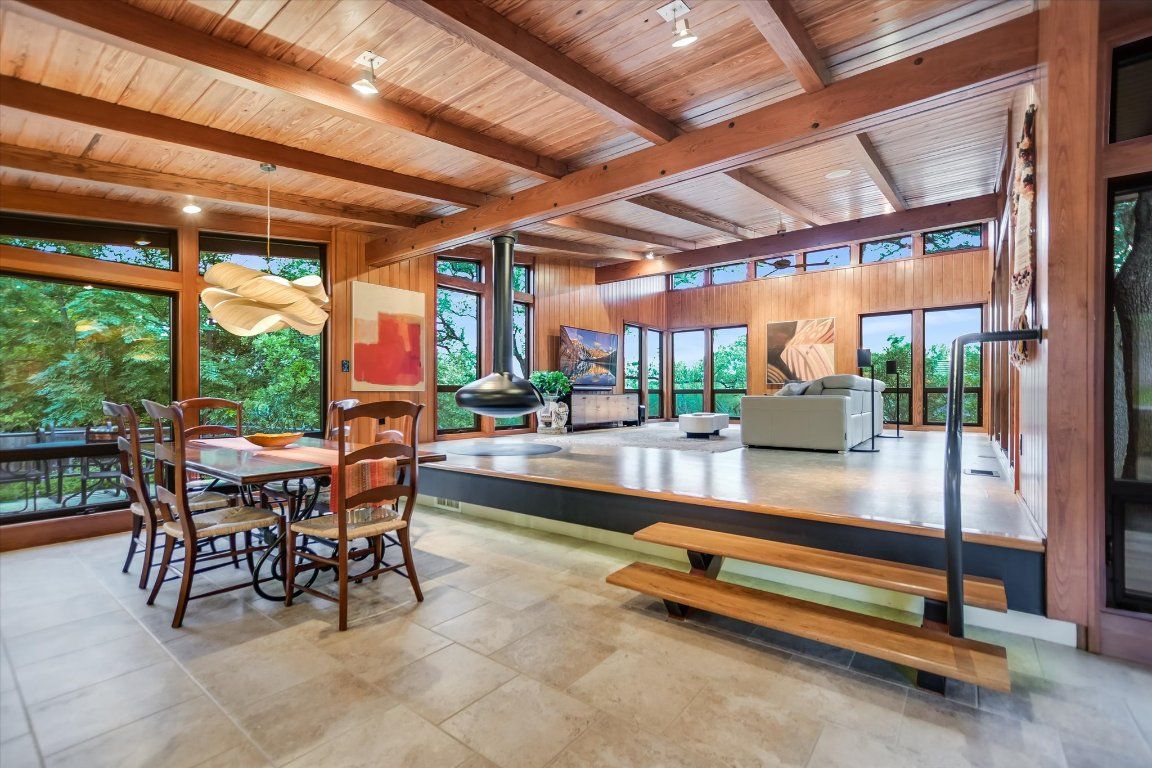 Dining room, Interior, Wooden Beams, Wooden Ceilings, Wooden Walls