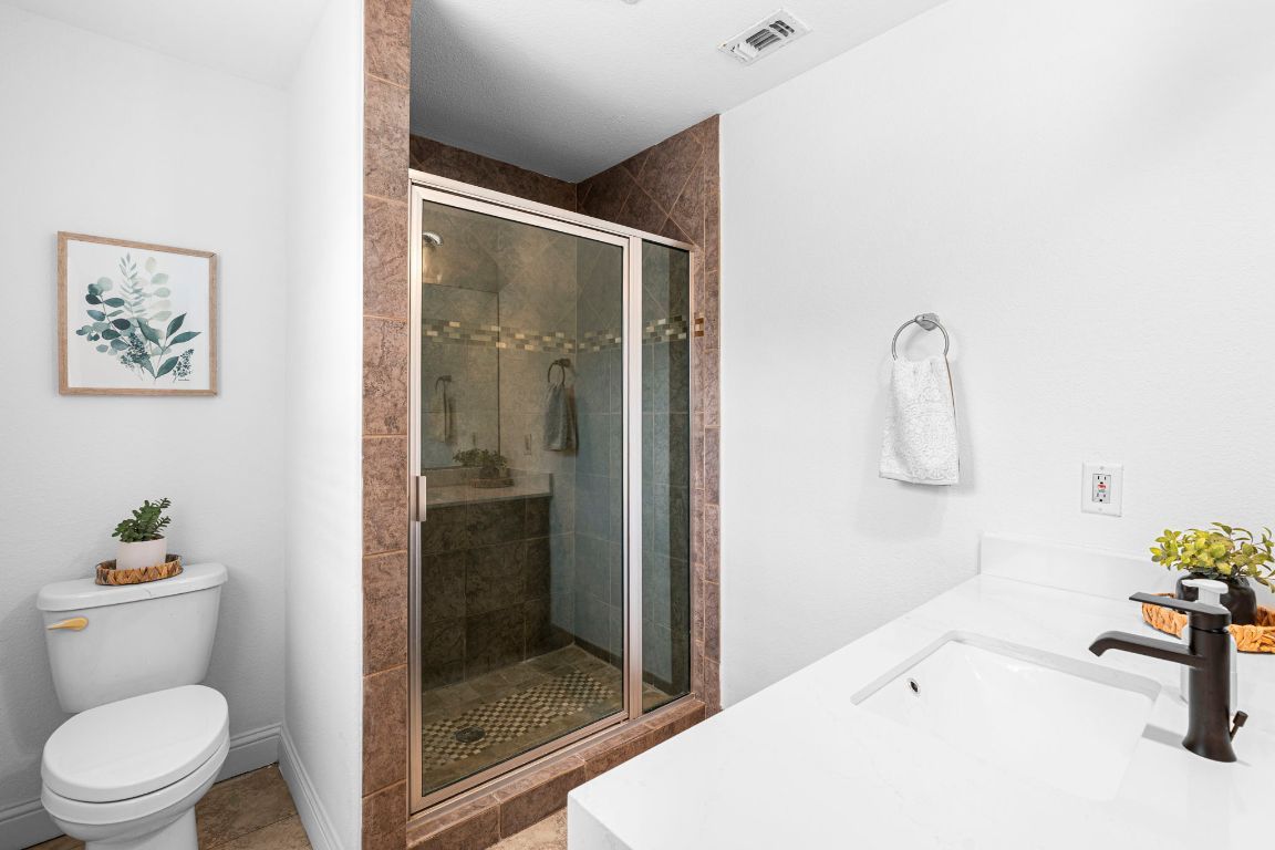 Bathroom, Glass Shower, Interior