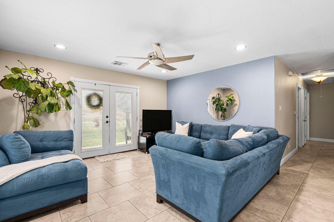 Interior, Living room, Recessed Lighting