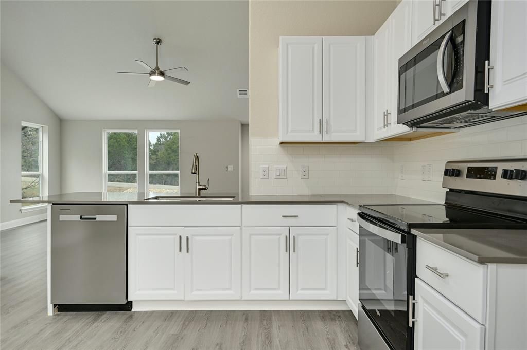 Interior, Kitchen, Wood Texture Flooring