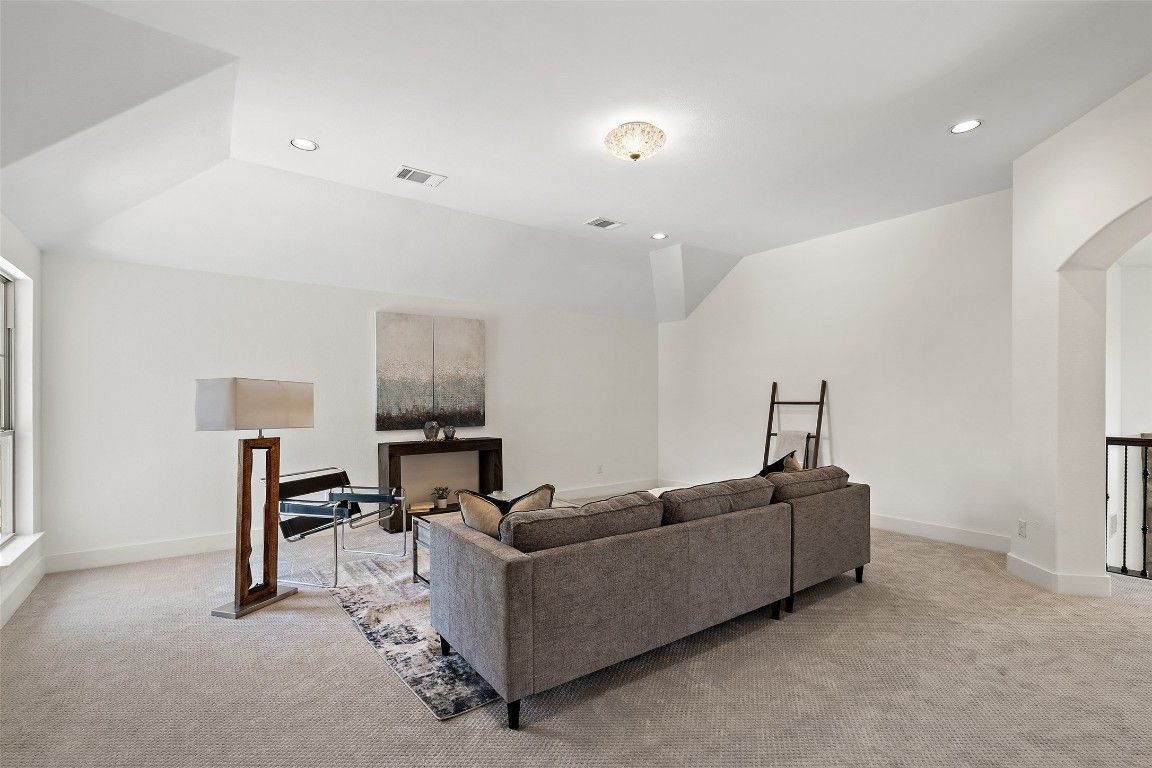 Interior, Living room, Recessed Lighting