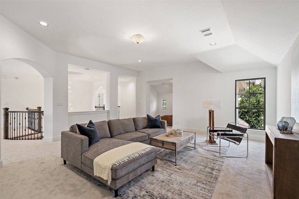 Interior, Living room, Recessed Lighting