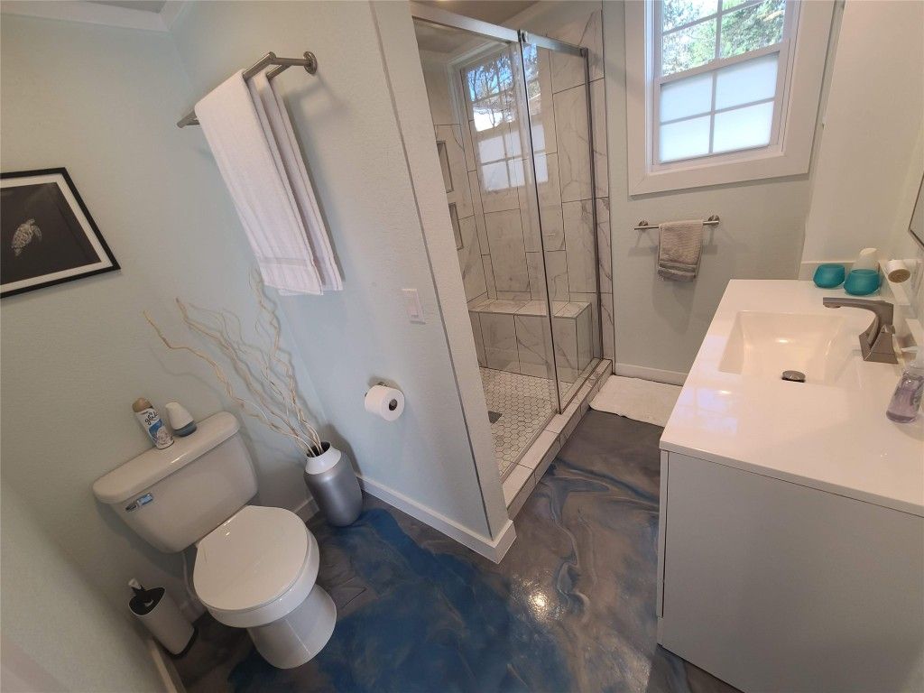 Bathroom, Glass Shower, Interior