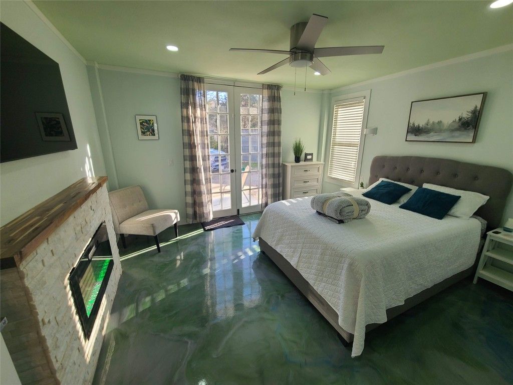 Bedroom, Interior, Recessed Lighting