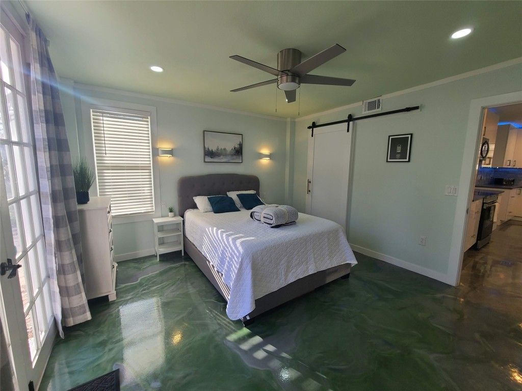 Bedroom, Interior, Recessed Lighting