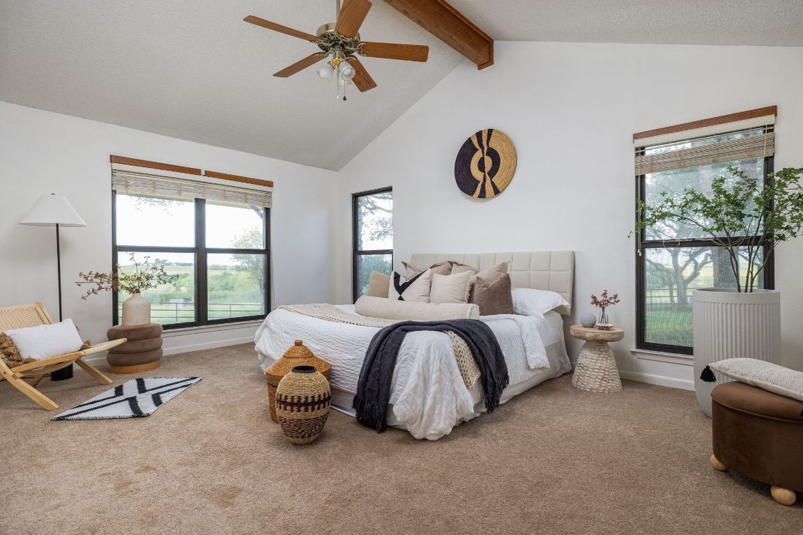 Bedroom, Interior, Wooden Beams