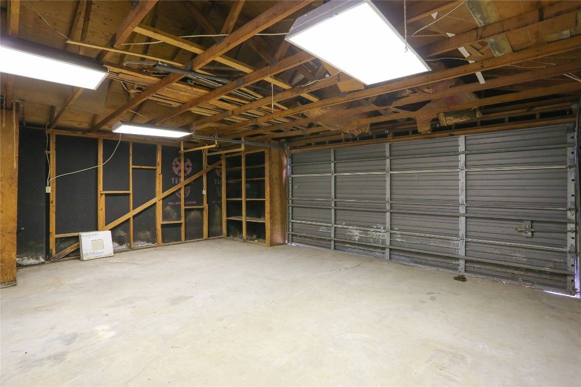 Garage, Interior, Wooden Beams, Wooden Ceilings, Wooden Walls