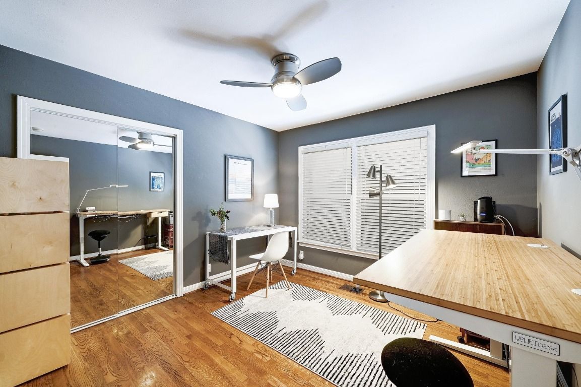 Home Office, Interior, Wood Texture Flooring