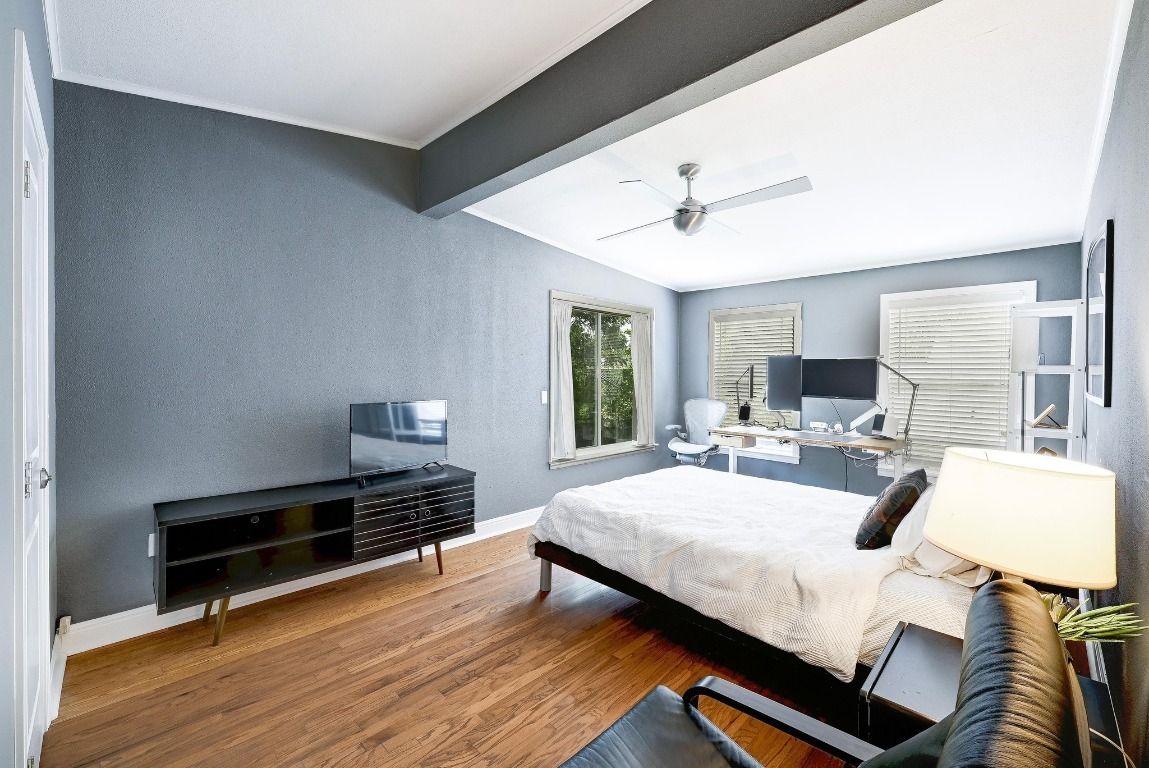 Bedroom, Home Office, Interior, Wood Texture Flooring