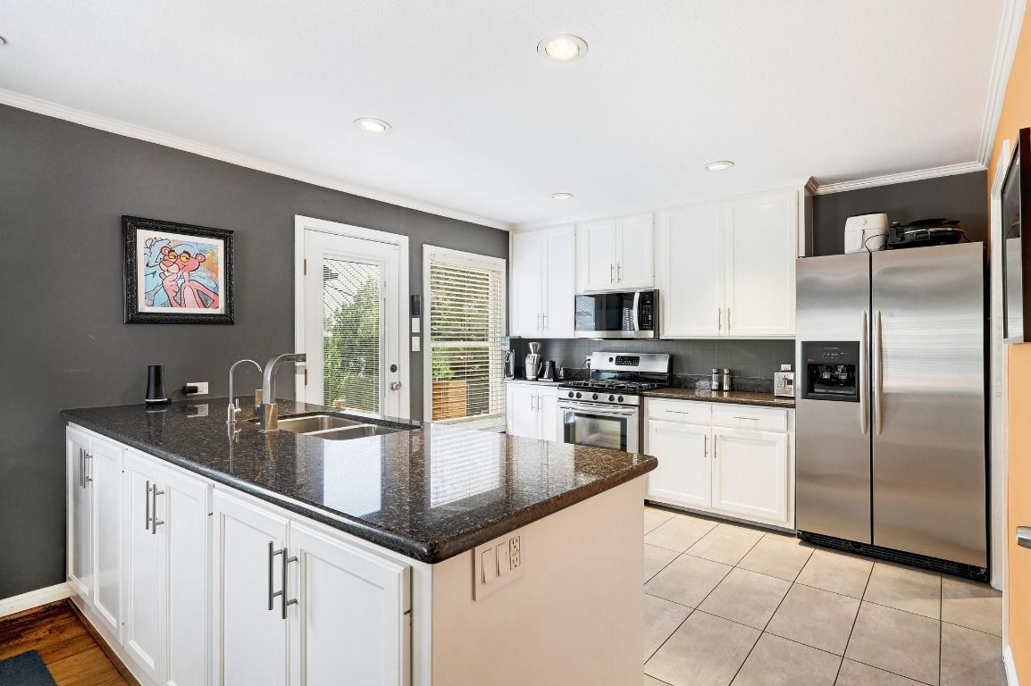 Interior, Kitchen, Recessed Lighting, Stainless Steel Appliances