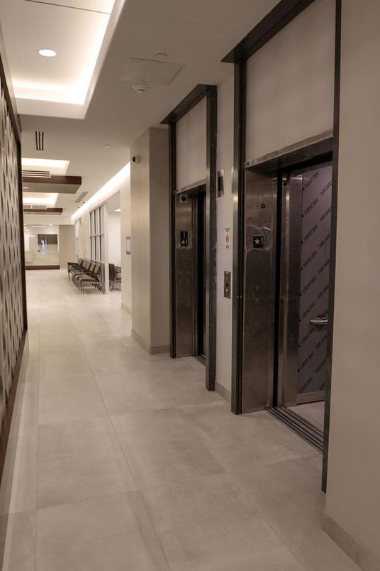 Elevator, Interior, Recessed Lighting
