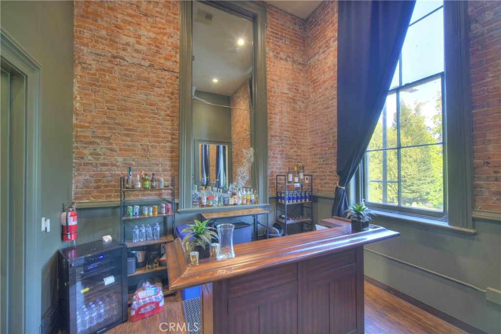 Interior, Stone Walls, Wood Texture Flooring