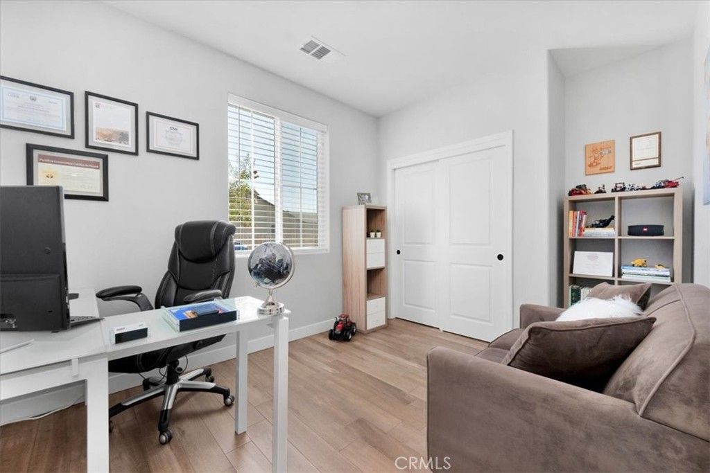 Home Office, Interior, Wood Texture Flooring