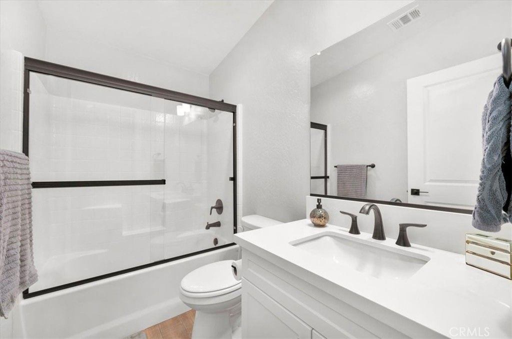 Bathroom, Glass Shower, Interior, Wood Texture Flooring