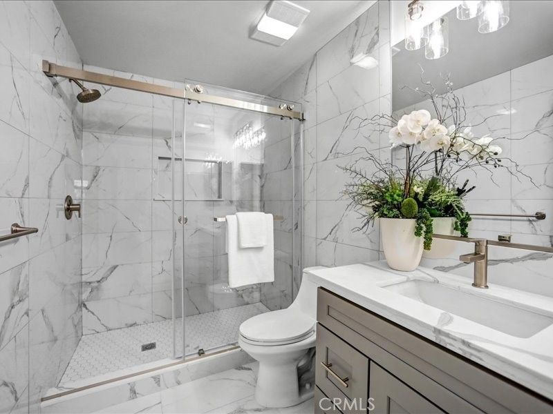 Bathroom, Glass Shower, Interior, Marble, Marble Walls