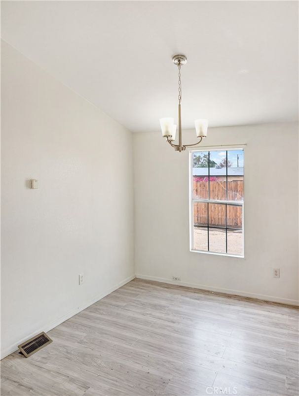 Chandelier, Empty room, Interior, Wood Texture Flooring