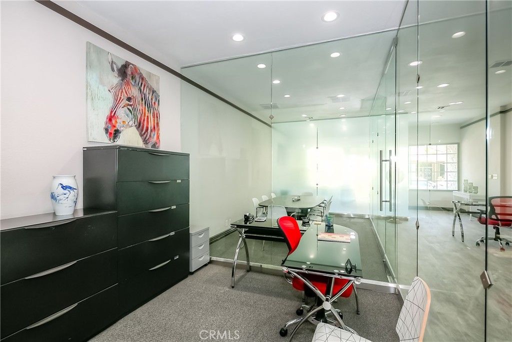 Home Office, Interior, Recessed Lighting