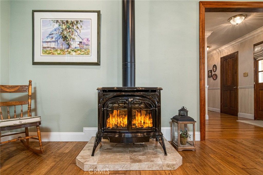 Fireplace, Interior, Wood Texture Flooring