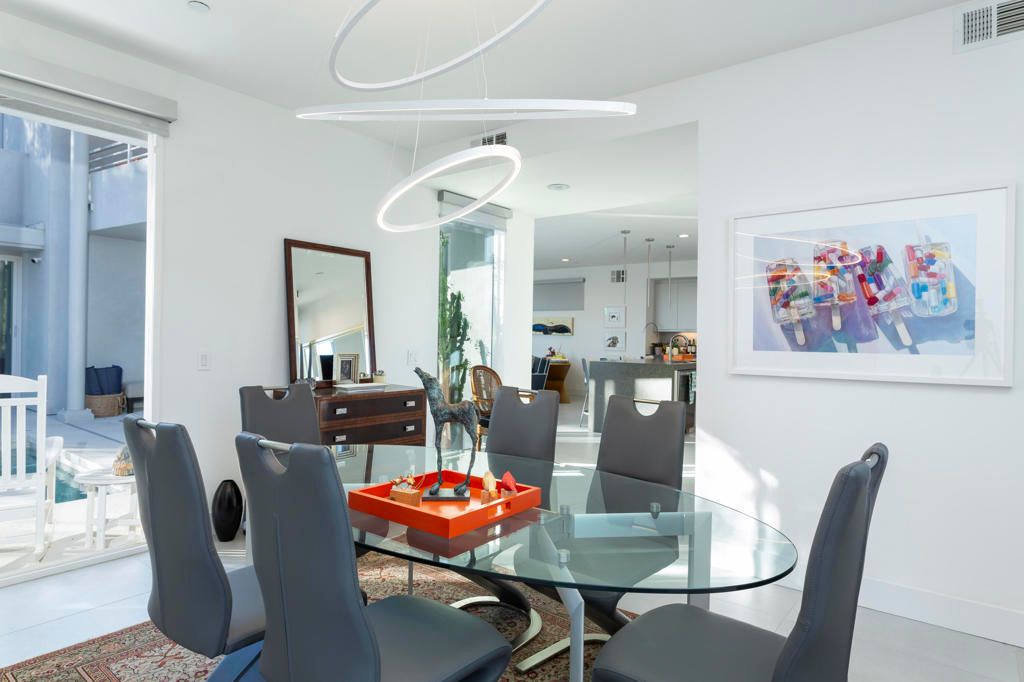 Dining room, Interior, Kitchen, Pendant Lights, Recessed Lighting
