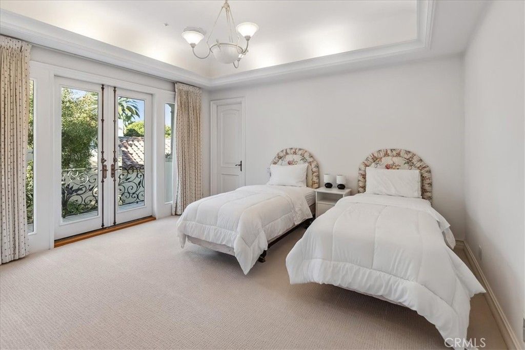 Bedroom, Chandelier, Interior