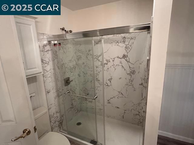 Bathroom, Glass Shower, Interior, Marble Walls