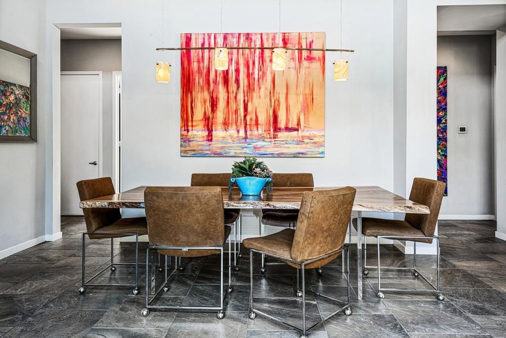 Dining room, Interior, Pendant Lights