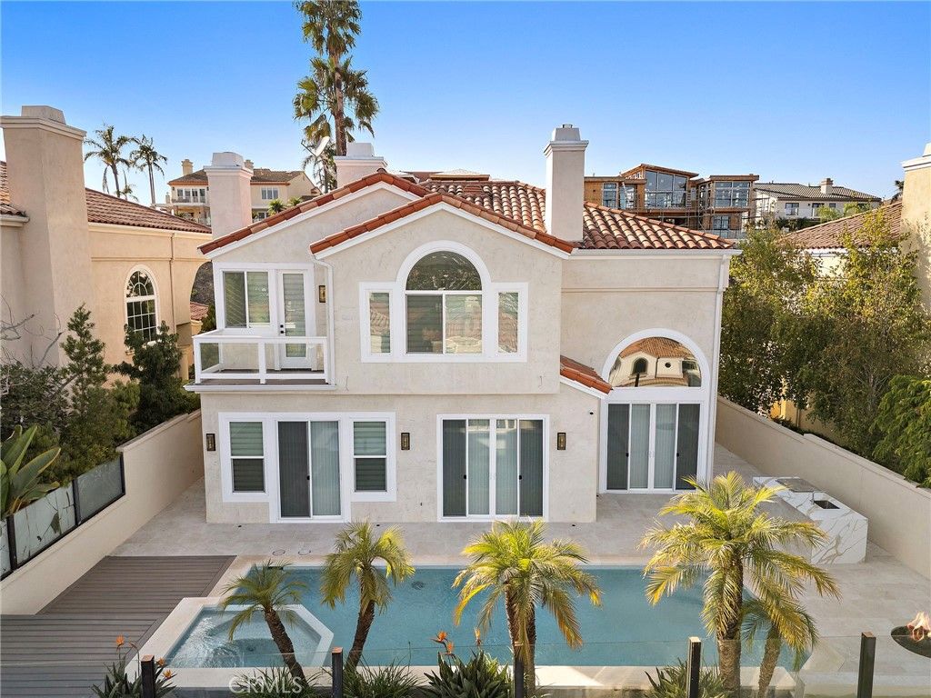 Exterior, Facade, Pool, Spanish Mediterranean