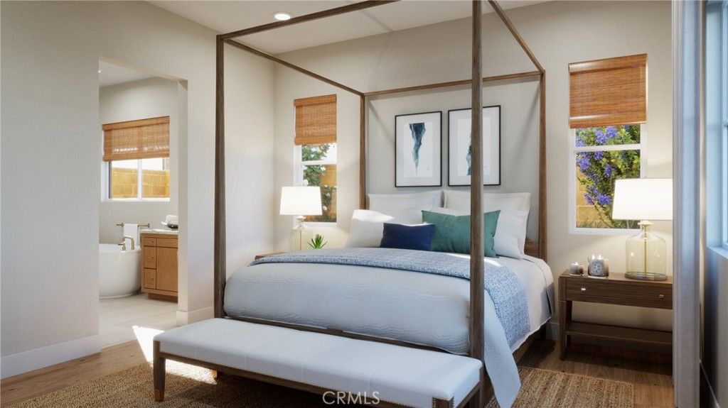 Bathroom, Bedroom, Interior, Recessed Lighting, Wood Texture Flooring
