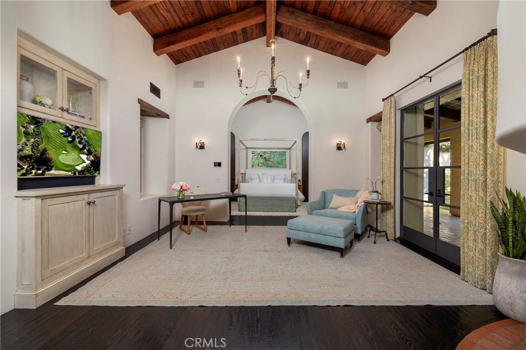 Chandelier, Interior, Wooden Beams, Wooden Ceilings, Wood Texture Flooring