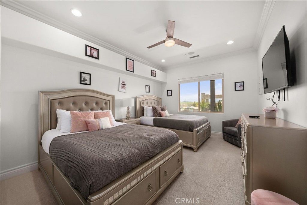 Bedroom, Interior, Recessed Lighting