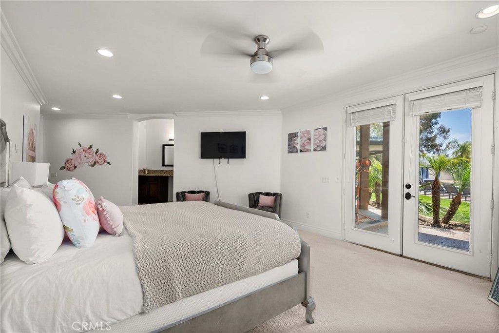 Bedroom, Interior, Recessed Lighting