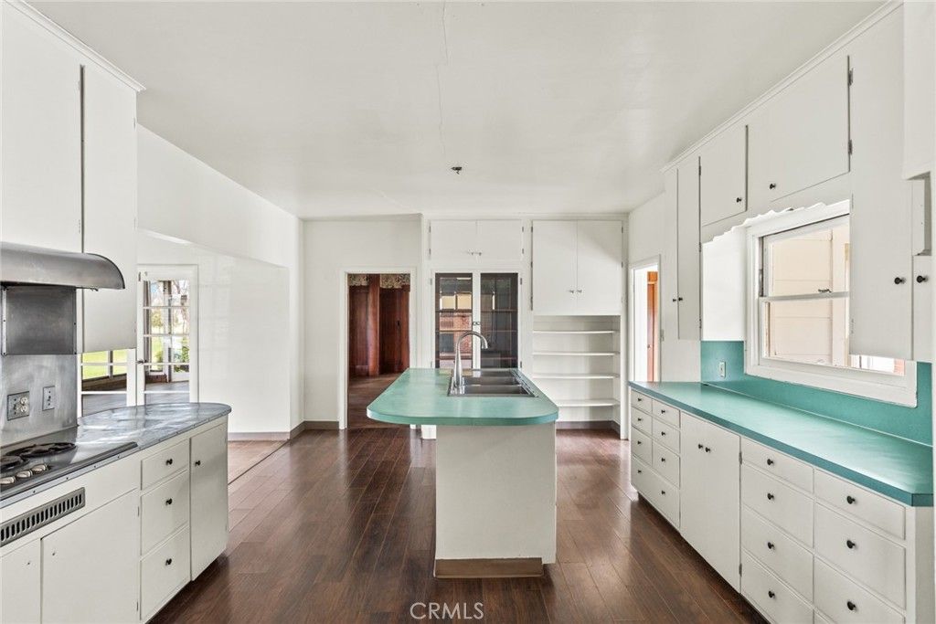 Interior, Kitchen, Wood Texture Flooring