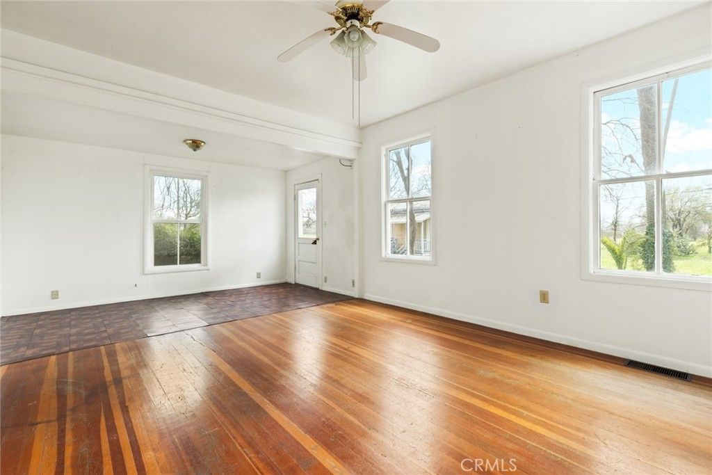 Empty room, Interior, Wood Texture Flooring