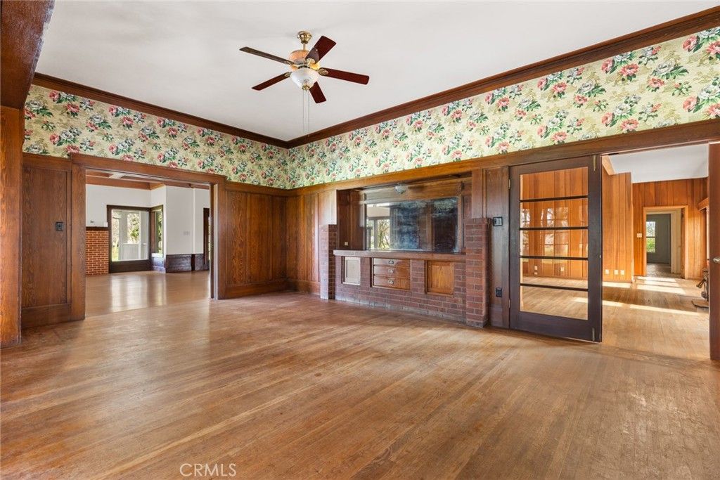 Empty room, Interior, Wood Texture Flooring