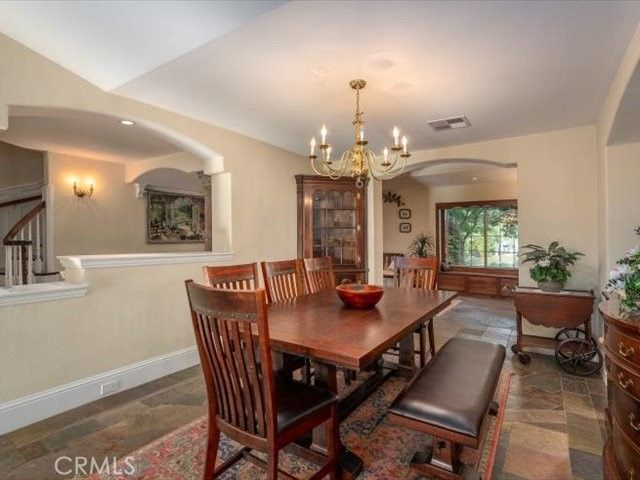 Chandelier, Dining room, Interior, Recessed Lighting