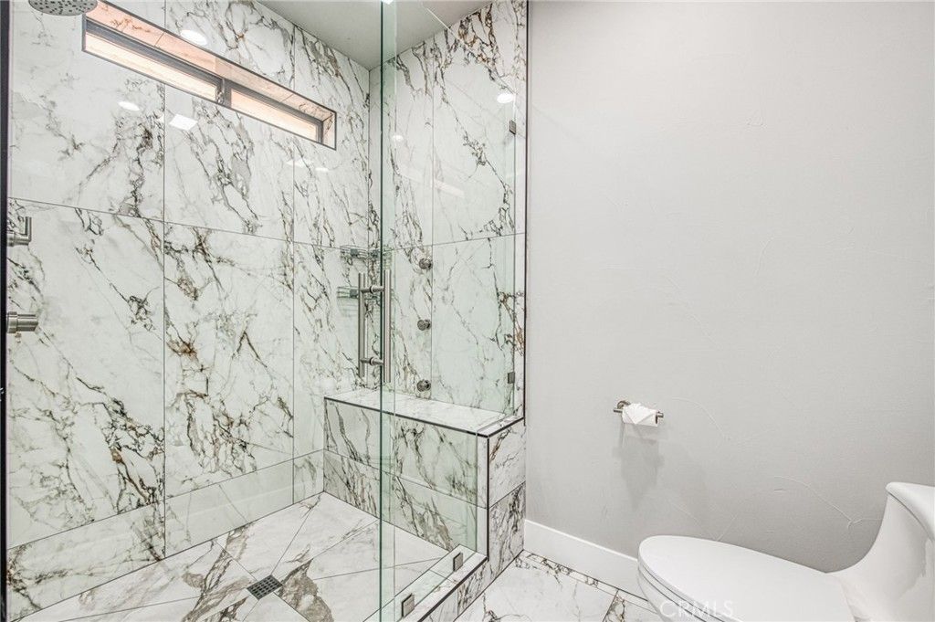 Bathroom, Glass Shower, Interior, Marble, Marble Walls