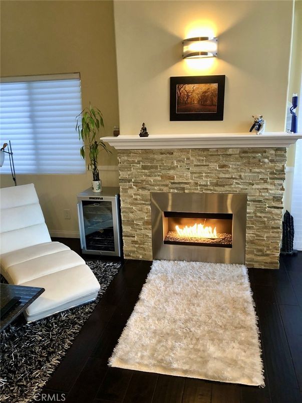 Fireplace, Interior, Living room, Wood Texture Flooring