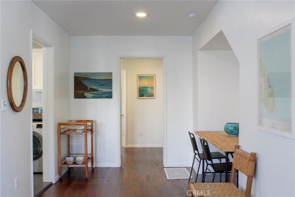 Interior, Recessed Lighting, Utility Closets, Washer, Wood Texture Flooring