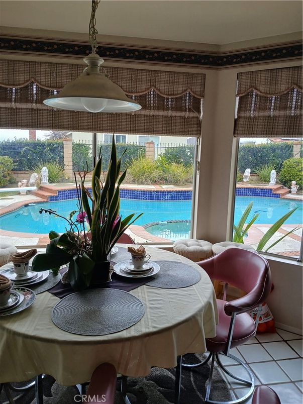 Dining room, Interior, Pool