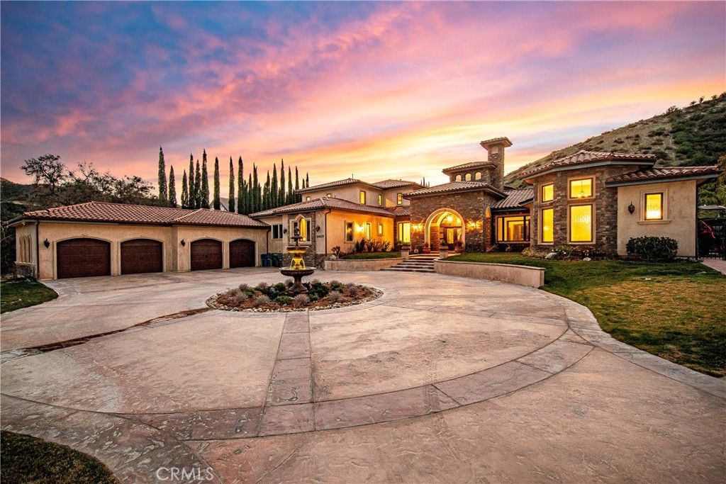 Attached, Backyard, Exterior, Facade, Mediterranean