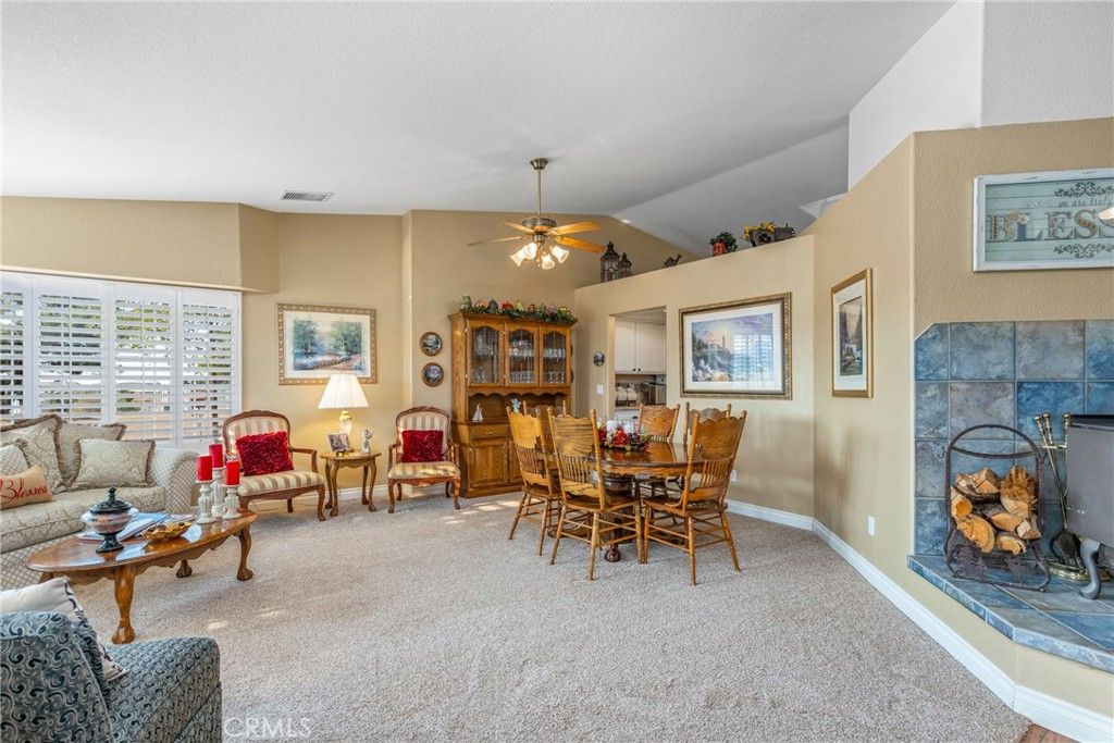 Dining room, Fireplace, Interior, Living room