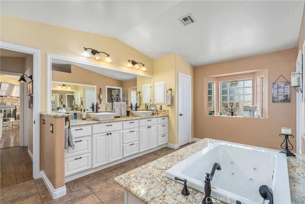 Bathroom, Dual Sink Vanities, Interior, Wood Texture Flooring