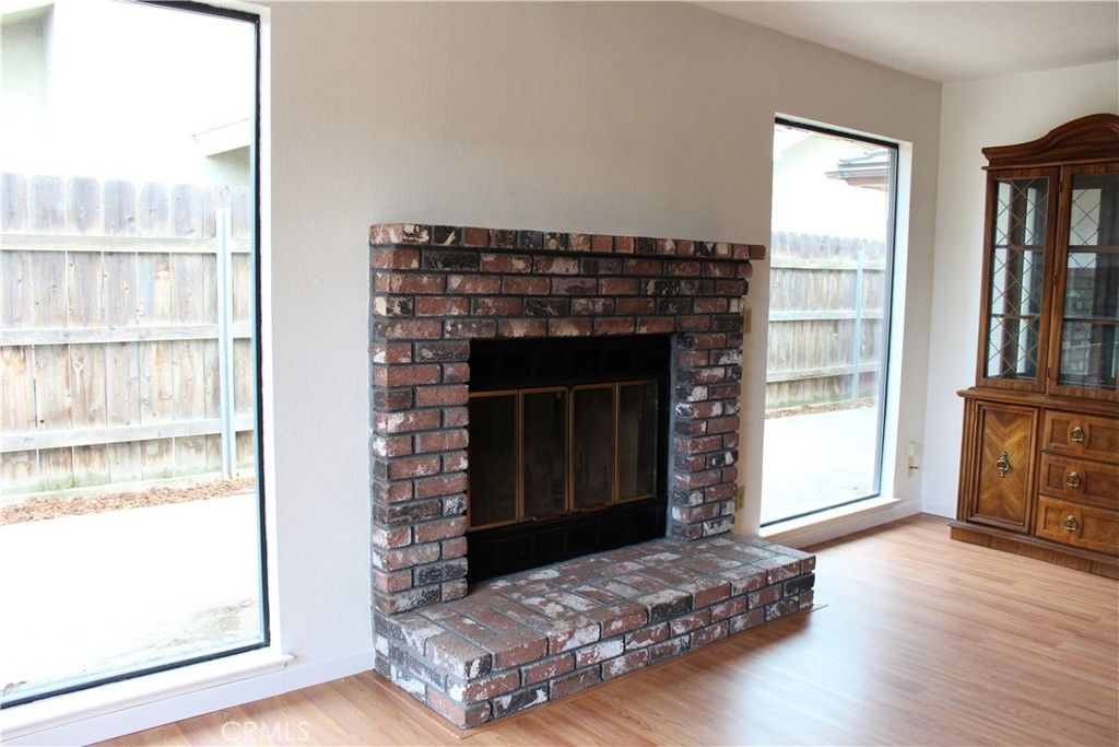 Fireplace, Interior, Wood Texture Flooring