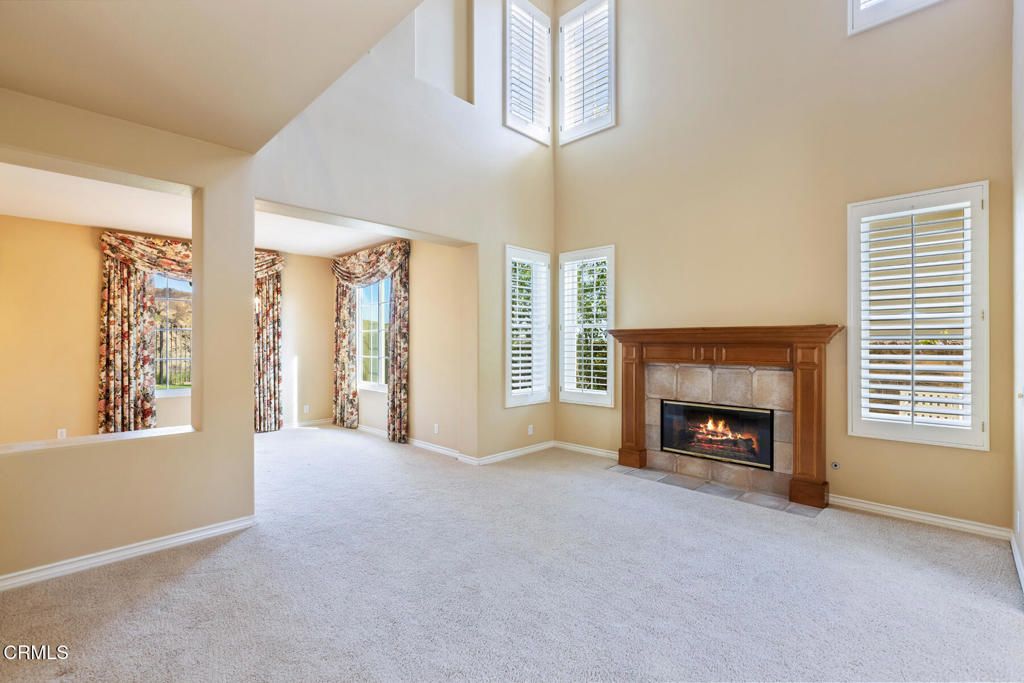 Empty room, Fireplace, Interior