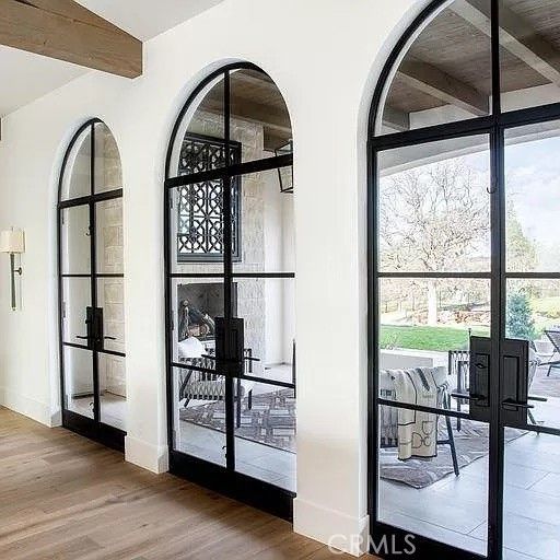 Interior, Wooden Beams, Wood Texture Flooring