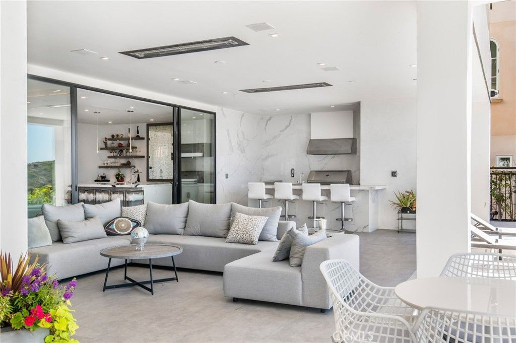 Interior, Living room, Marble Walls, Recessed Lighting