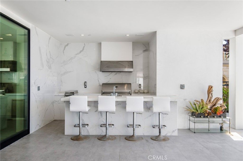 Interior, Kitchen, Marble Walls, Recessed Lighting