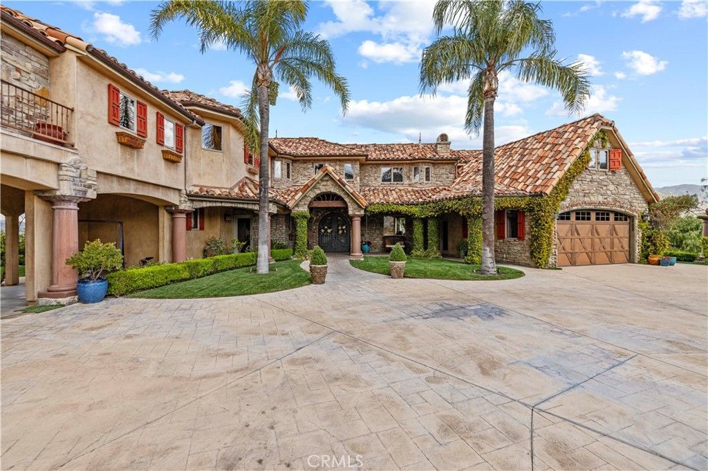 Attached, Backyard, Exterior, Facade, Mediterranean